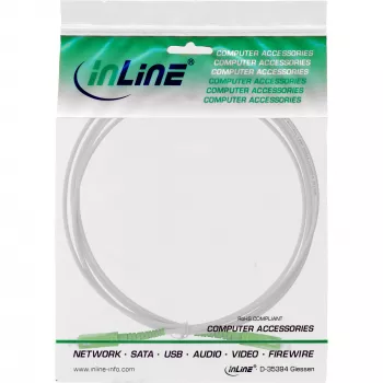 InLine optinis simplex kabelis FTTH SC/APC 8° į SC/APC 8° 9/125µm OS2 15 m