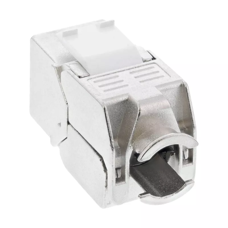InLine RJ45 Keystone Jack Snap-In modulis Cat.6a, su dulkių dangteliu mėlynas