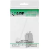 InLine RJ45 Keystone Jack Snap-In modulis Cat.6a, su dulkių dangteliu mėlynas