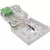 InLine FTTH jungiamoji dėžutė, iš anksto sumontuota, 4x LC/APC 9/125µm, 30 m