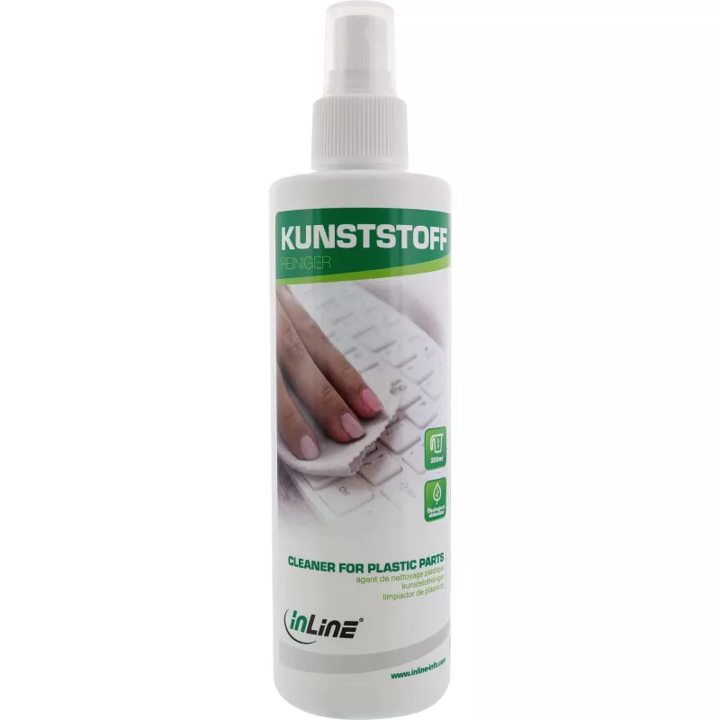 Įrangos valymo purškalas InLine 43206 — klaviatūrų valiklis, 250 ml, žalia/balta
