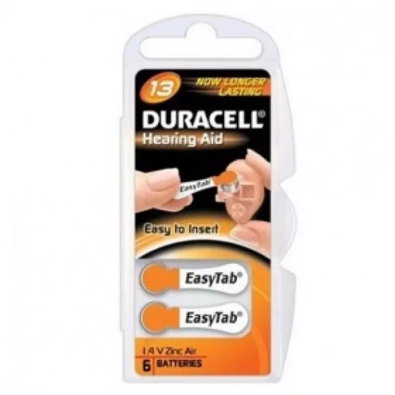 Duracell DA13 ACUSTICA vienkartinė baterija Cinko-Oro