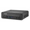Shuttle Nano PC NE1010XA, Intel N 100, 8 GB DDR4, 250 GB M.2, 1x HDMI, 1x DP, 6x USB, 1x LAN, be ventiliatoriaus, 24/7 nepertraukiamas veikimas, komplekte VESA