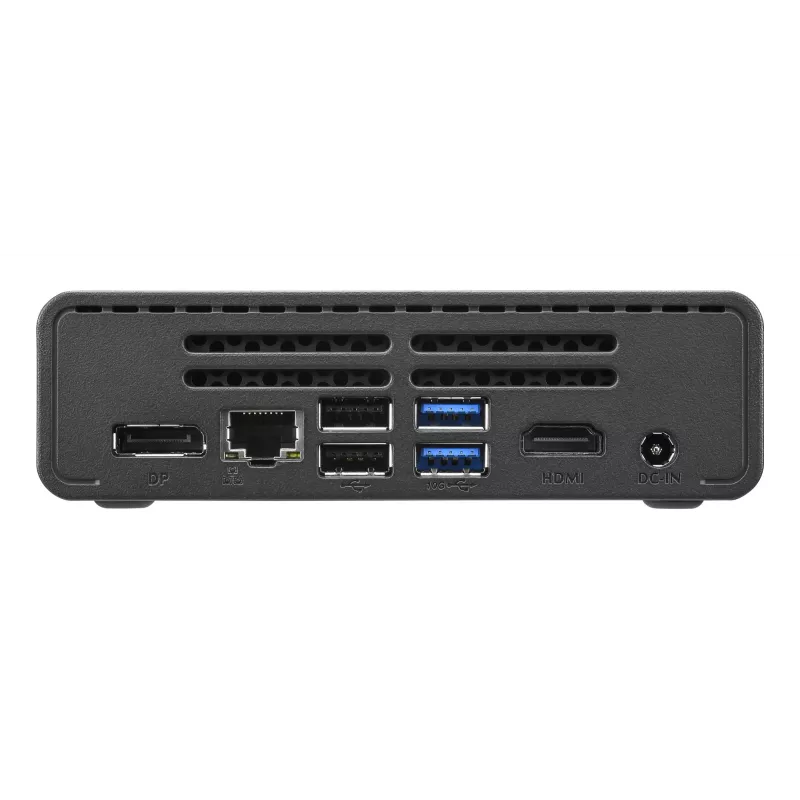 Shuttle Nano PC NE1010XA, Intel N 100, 8 GB DDR4, 250 GB M.2, 1x HDMI, 1x DP, 6x USB, 1x LAN, be ventiliatoriaus, 24/7 nepertraukiamas veikimas, komplekte VESA