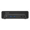 Shuttle Nano PC NE1010XA, Intel N 100, 8 GB DDR4, 250 GB M.2, 1x HDMI, 1x DP, 6x USB, 1x LAN, be ventiliatoriaus, 24/7 nepertraukiamas veikimas, komplekte VESA