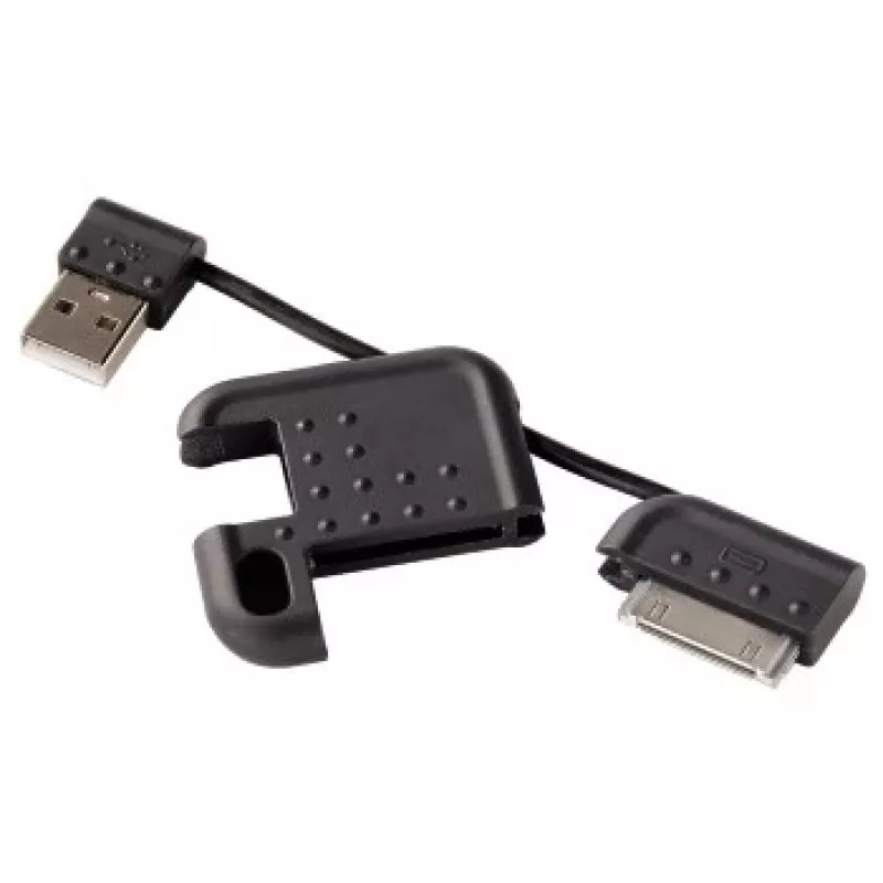 Hama 00109232 mobiliojo telefono laidas Juoda USB A Apple 30-pin