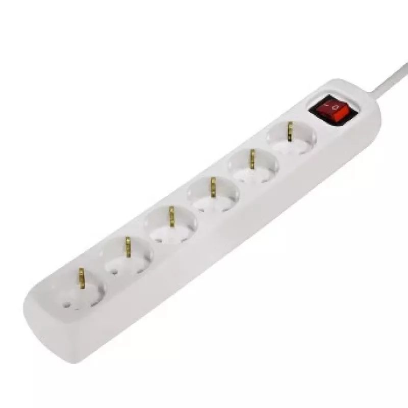 Hama 00121915 apsauga nuo viršįtampių Balta 6 kintamosios srovės lizdai(-ų) 230 V 3 m