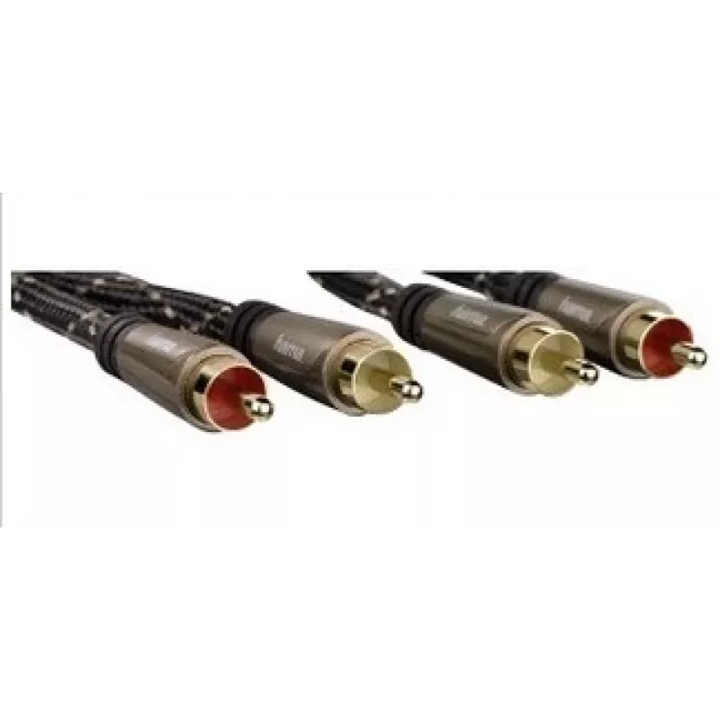 Hama 122292 garso laidas 1,5 m 2 x RCA juoda