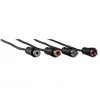 Hama 1,5 m 2 x RCA M/F garso kabelis juodas