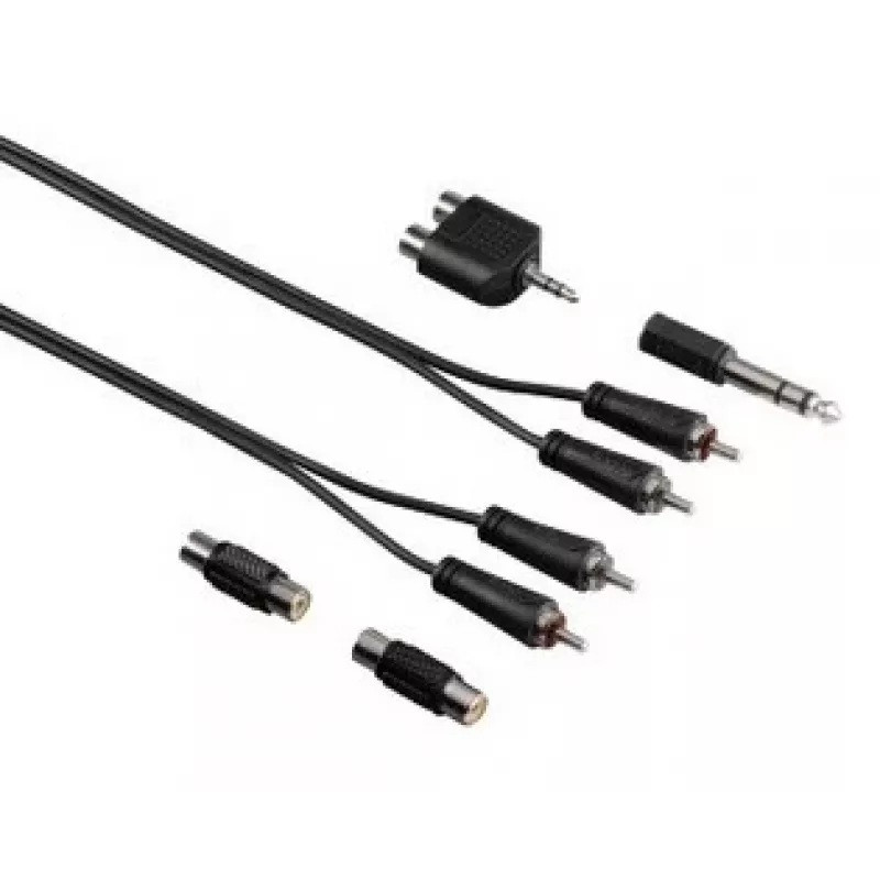 Hama 00122329 garso kabelis 2,5 m 2 x RCA juodas
