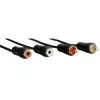 Hama 00122286 garso laidas 3 m 2 x RCA juodas