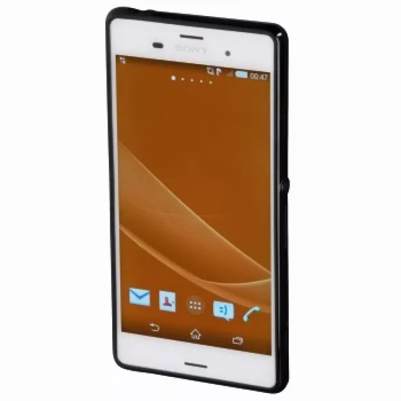 Hama Crystal mobiliojo telefono dėklas Užvalkalas Juoda