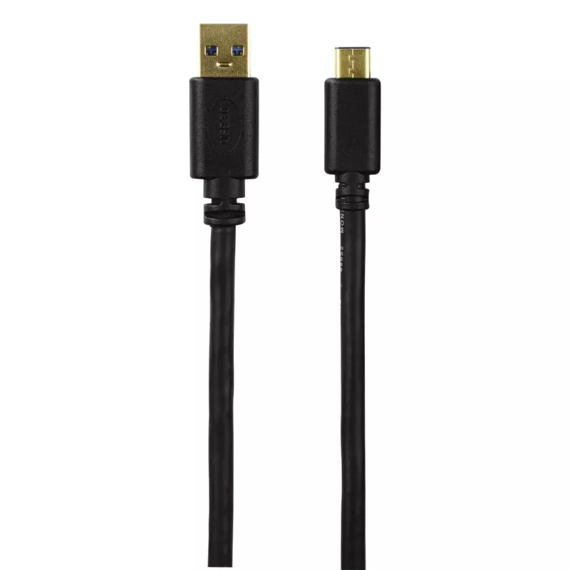 Hama USB-C/USB A, 1,8 m USB laidas USB 3.2 Gen 2 (3.1 Gen 2) USB C Juodas