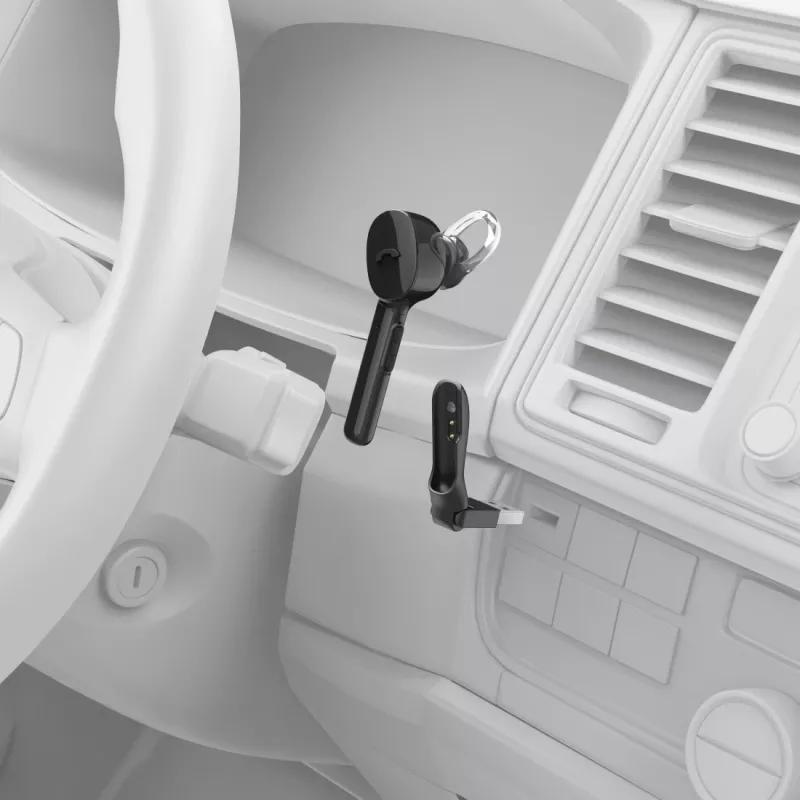 Hama MyVoice1300 laisvų rankų įranga belaidė į ausis įdedama automobiliui Bluetooth juoda