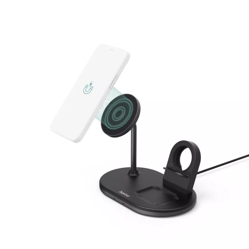 Hama MagCharge Multi Headset, Smartphone, Watch Juoda AC Wireless charging Fast charging Indoor
