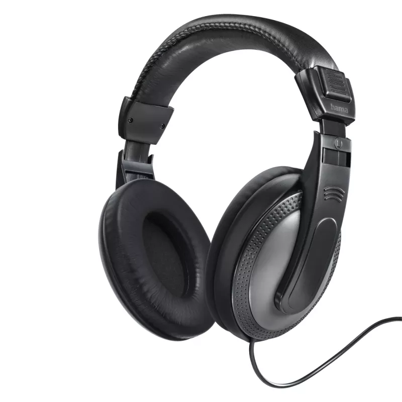 Hama Shell ausinės laidinės ant galvos Muzika juodos spalvos