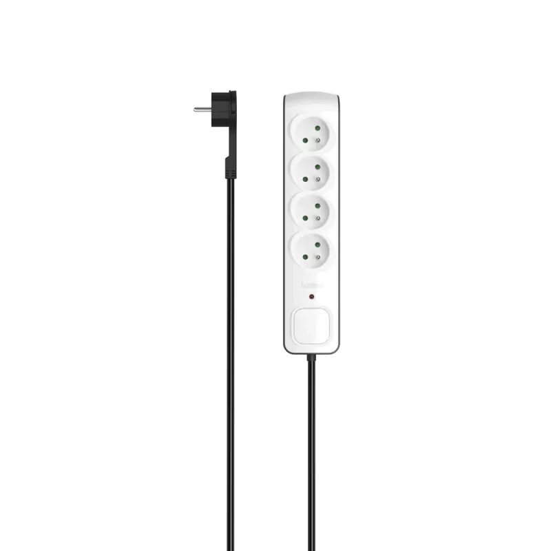 Hama P2223762 apsauga nuo viršįtampių Juoda, Balta 4 kintamosios srovės lizdai (-ų) 250 V 3 m