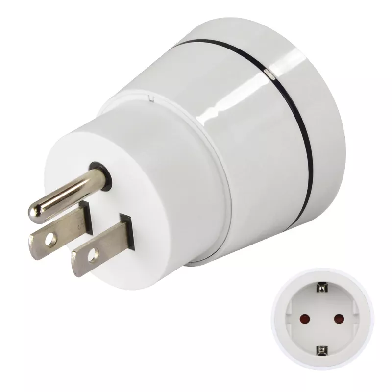 Hama 00223432 maitinimo kištuko adapteris B tipo C tipas (Europlug) + F tipas Balta