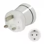 Hama 00223433 maitinimo kištuko adapteris Type G (UK) Type C (Europlug)+Type F balta
