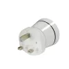 Hama 00223433 maitinimo kištuko adapteris Type G (UK) Type C (Europlug)+Type F balta