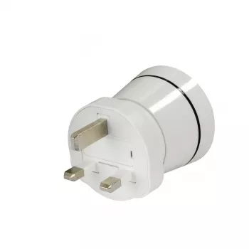 Hama 00223433 maitinimo kištuko adapteris Type G (UK) Type C (Europlug)+Type F balta
