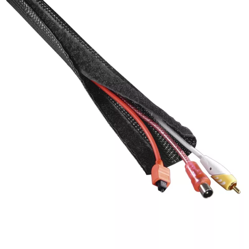 Hama 00220995 kabelių tvarkyklė universali kabelių įvorė juoda 1 vnt.