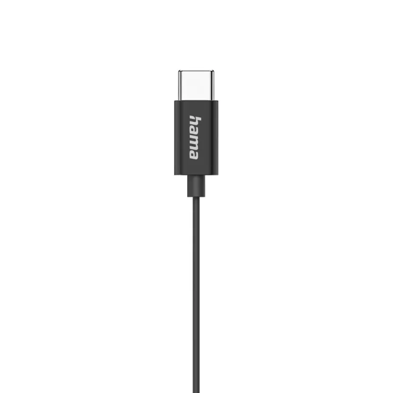 Hama Classy laisvų rankų įranga laidinė į ausis Skambučiai / Muzika USB Type-C juoda