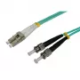 Techly ST/LC Multimode 50/125 OM3 2m Fiber Optics Cable ILWL D5-STLC-020/OM3