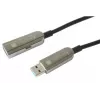 Techly ICOC U3AMF-HY-020 USB laidas USB 3.2 Gen 1 (3.1 Gen 1) 20 m USB A Juoda