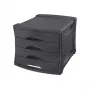 Esselte Drawer Cabinet Vivida 4-drawer, 4 drawer(s), Plastikas, Juoda, 210 g, 254 x 350 x 61 mm