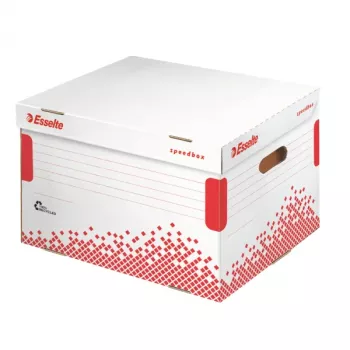 Esselte Archyvinė dėžutė Speedbox FSC® LAF, raudona, balta, 500 g, 334 x 392 x 301 mm