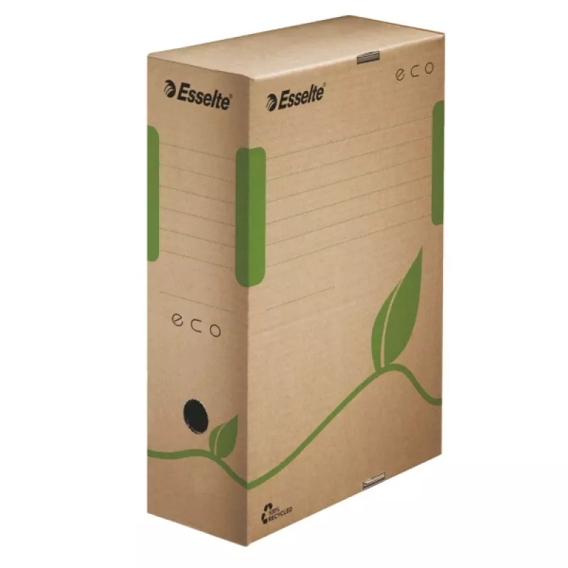 Esselte Archiving Box Eco FSC® 100 mm, Brown, Green, A4, 140 g, 100 x 327 x 233 mm