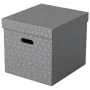 Esselte Home Storage Box Cube, 3 vnt. pakuotėje, kartoninė, pilka, 320 mm, 315 mm, 365 mm, 850 g