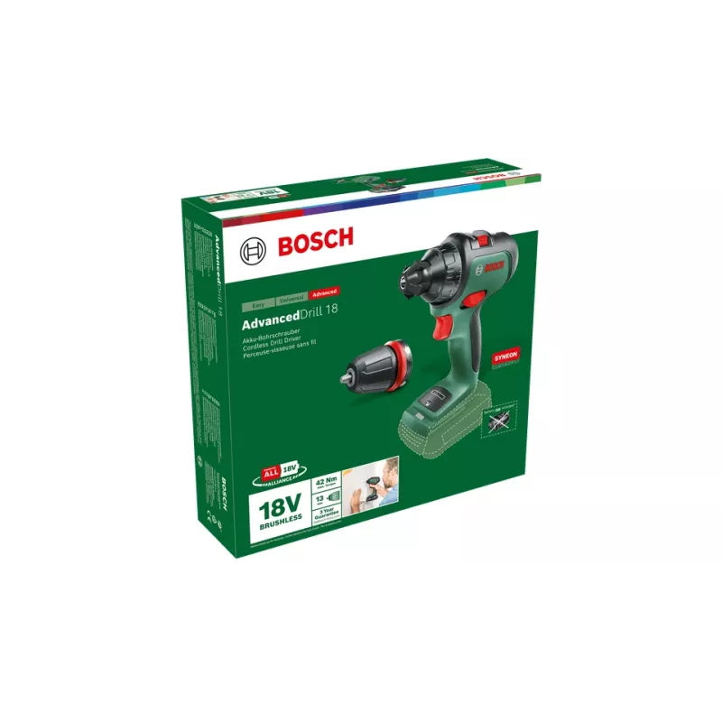 Bosch AdvancedDrill 18 1350 RPM beraktis 1 kg žalias