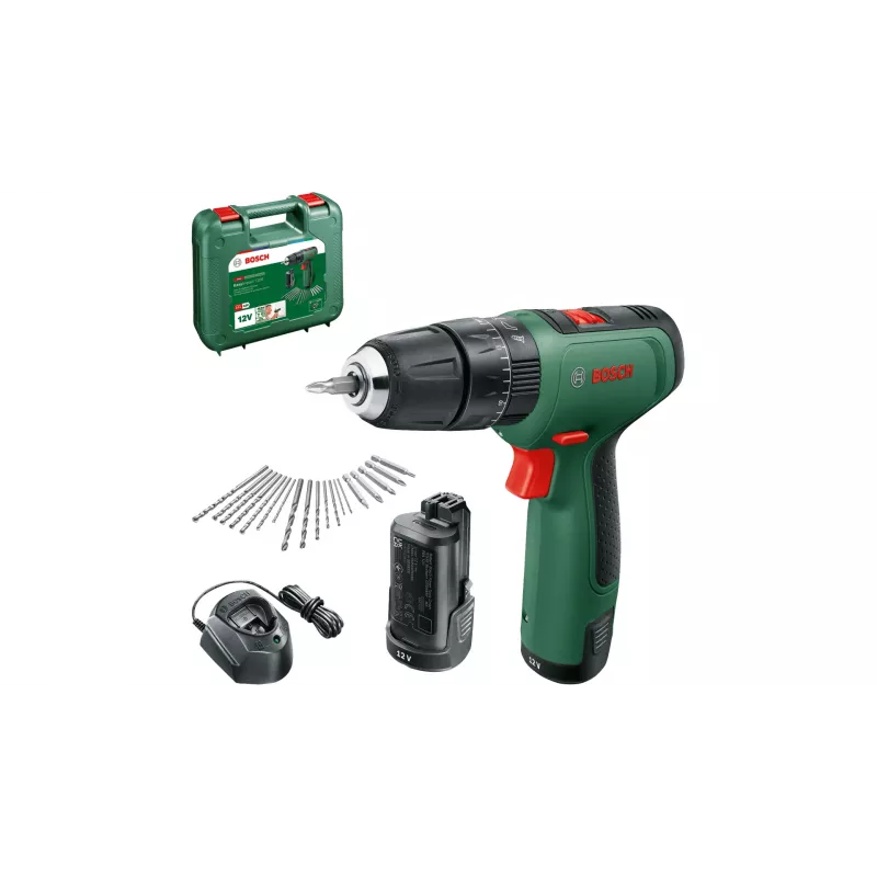 Bosch EasyImpact 1200 1500 aps./min. begrūdis 1,1 kg, juoda, žalia