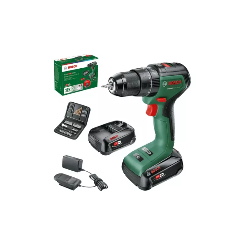Bosch 0 603 9D7 106 grąžtas 1900 aps./min. beraktis 1,3 kg juoda, žalia