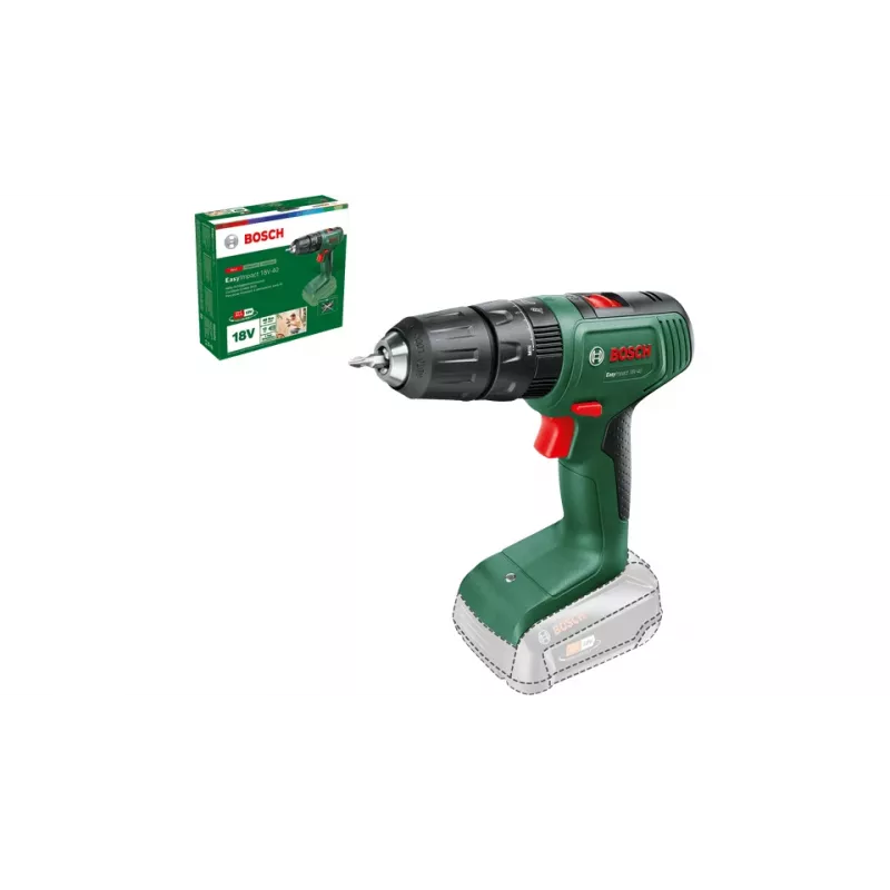 Bosch EasyImpact 18V 40 1630 RPM Keyless 1.4 kg žalia