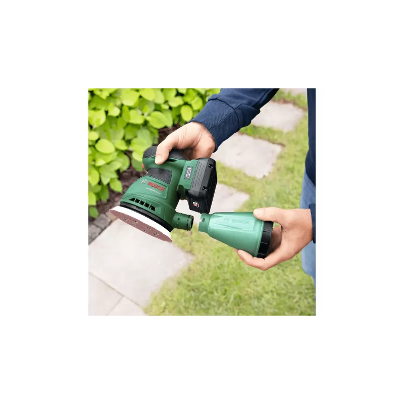 Bosch UniversalOrbit 18V-20 (Baretool), orbitinis šlifuoklis, orbitinis, žalias, Vokietija, baterija, 18 V