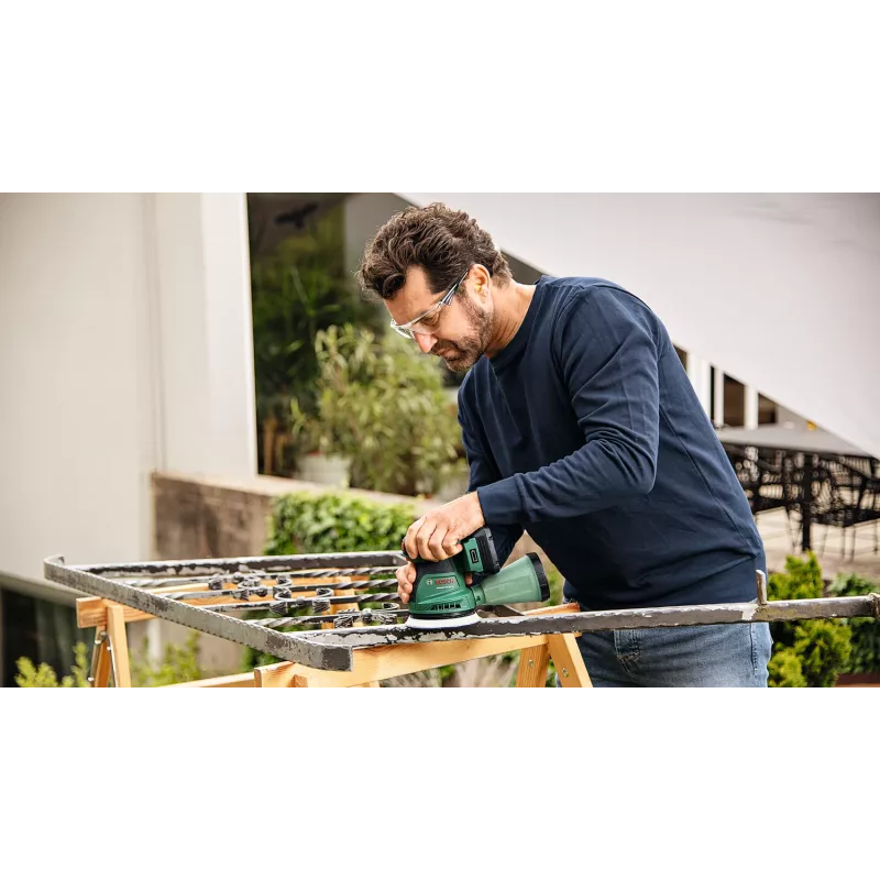 Bosch UniversalOrbit 18V-20 (Baretool), orbitinis šlifuoklis, orbitinis, žalias, Vokietija, baterija, 18 V