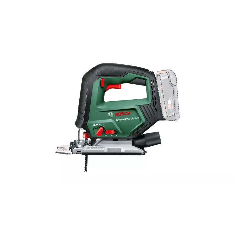 „Bosch AdvancedSaw 18V“ belaidis siaurapjūklis 3000 smūgių/min. 1,9 kg
