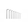 Bosch 1 600 A02 Z9C, L formos Torx raktų rinkinys, TX10, TX15, TX20, TX25, TX27, TX30, TX40, TX8, TX9, žalia, sidabrinė, plienas, plastikas, 69 mm