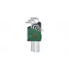 Bosch 1 600 A02 Z9C, L formos Torx raktų rinkinys, TX10, TX15, TX20, TX25, TX27, TX30, TX40, TX8, TX9, žalia, sidabrinė, plienas, plastikas, 69 mm