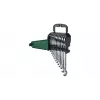 Bosch 1 600 A02 Z9D, 6,7,8,9,10,11,12,13,14,15,17,19 mm, Nerūdijantis plienas, Chromo-vanadžio plienas, Matinis, 12 vnt.