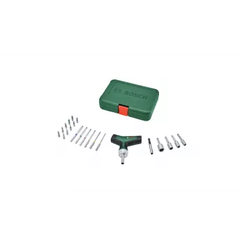 “Bosch 1 600 A02 Z9T” atsuktuvas su keičiamais antgaliais, T formos rankena