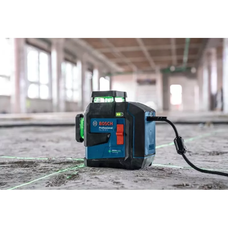 Bosch GLL 80-33 G linijinis lazerinis nivelyras 30 m 500-540 nm (< 10 mW)