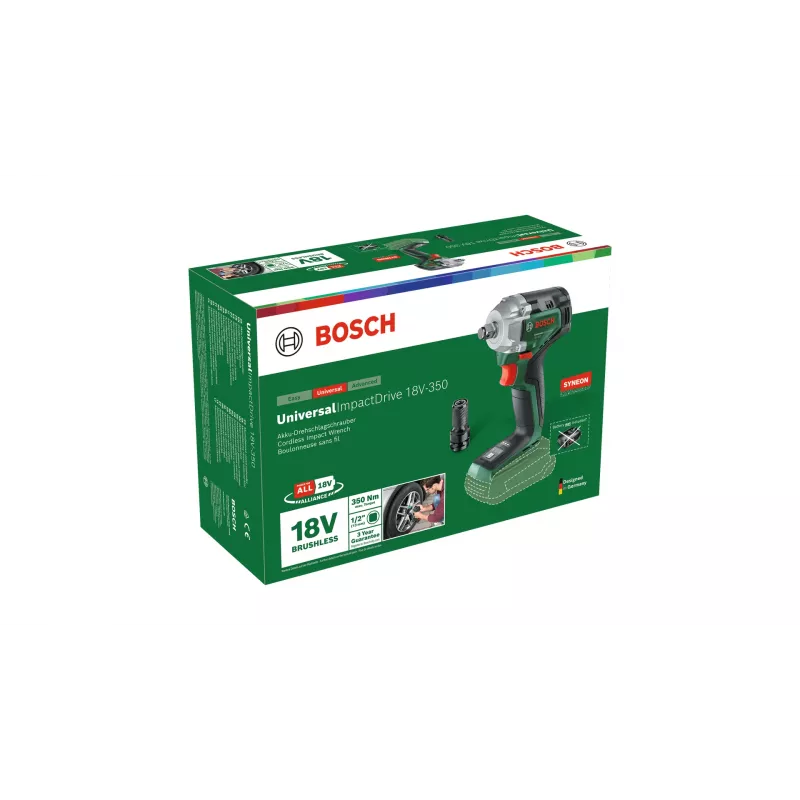 Bosch ImpactDrive 18V-350 2300 RPM Juoda, Green