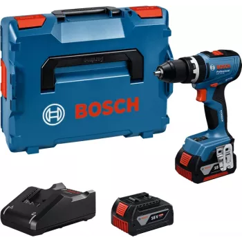 Bosch GSR 18V-65 Professional 2100 RPM Key 1.06 kg Juoda, Blue