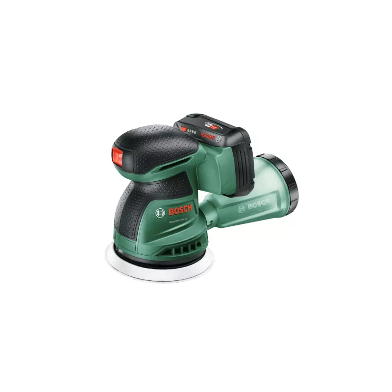 Bosch EasyOrbit 18V-10 orbitinis šlifuoklis 23000 OPM juoda, žalia