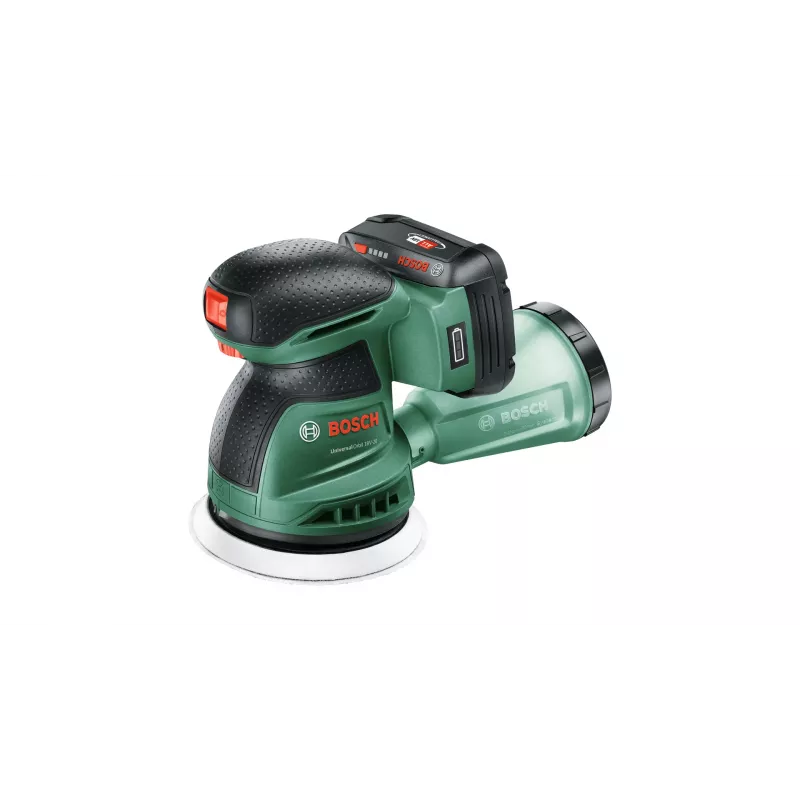 Bosch UniversalOrbit 18V-20 orbitinis šlifuoklis 23000 OPM juoda, žalia