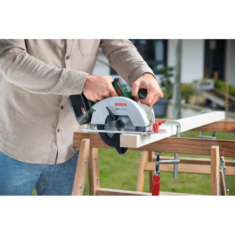 Bosch EasyCirc 18V-48 (įrankis be akumuliatoriaus, dėžutė), Mediena, Žalia, 25 cm, 4200 aps./min., 9 cm, 2 cm